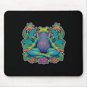 Yoga Frosch Meditieren Zen-Pose Lance Stretch Mousepad
