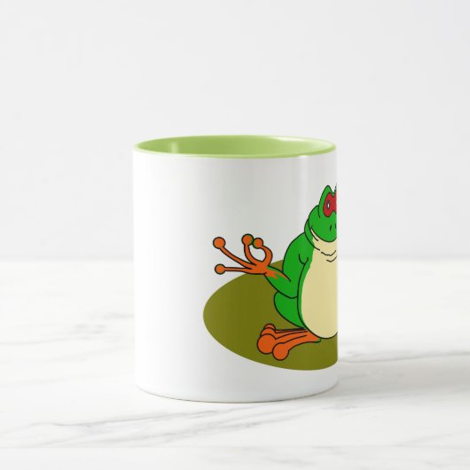 Yoga-Frosch Tasse (Zentrum)
