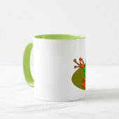 Yoga-Frosch Tasse (Vorderseite Links)