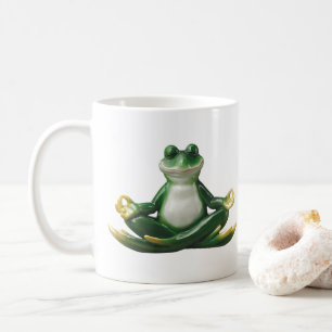 Yoga-Frosch, Yoga-Geschenke, Frosch-Geschenke, Kaffeetasse