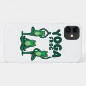 Yoga Frösche Case-Mate iPhone Hülle (Rückseite (Horizontal))