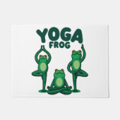 Yoga Frösche Fußmatte (Vorderseite)