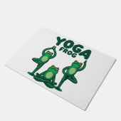 Yoga Frösche Fußmatte (Schrägansicht)