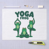 Yoga Frösche Seidenpapier (Handwerk)