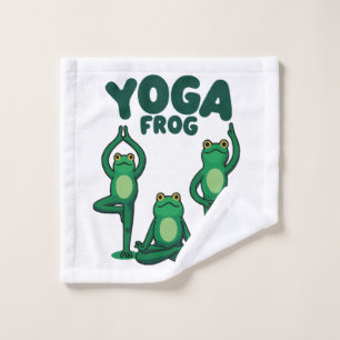 Yoga Frösche Waschlappen