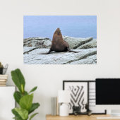 Yoga Fur Siegel Poster (Heimbüro)