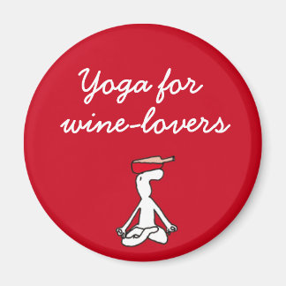 Yoga für Winelovers Red Magnet