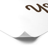 Yoga fürs Leben, Krieger-Pose, Baum Poster (Ecke)