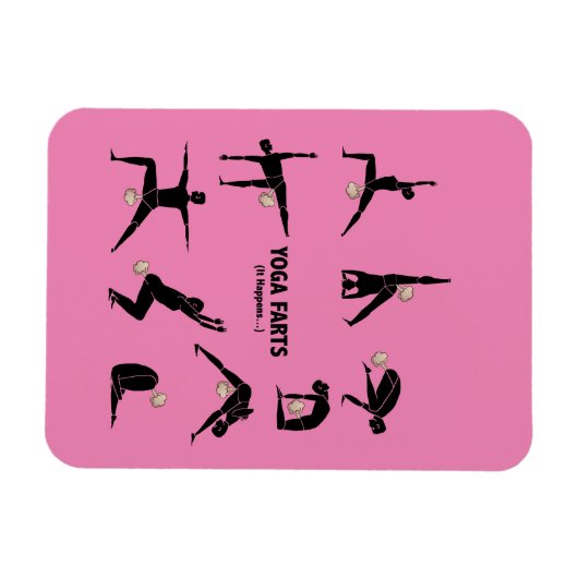 Yoga-Furzen Magnet (Horizontal)