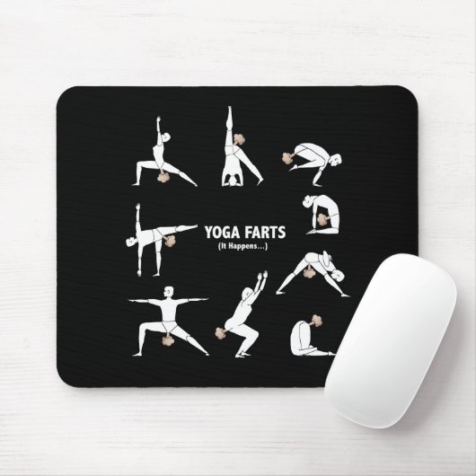 Yoga-Furzen Mousepad (Mit Mouse)