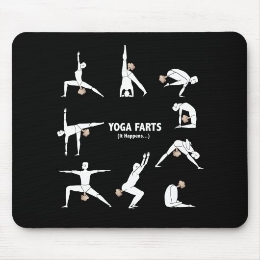 Yoga-Furzen Mousepad (Vorne)