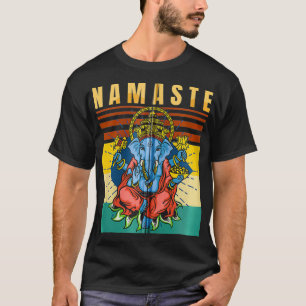 Yoga Ganesha Spirituelle Meditation Namaste Re T-Shirt