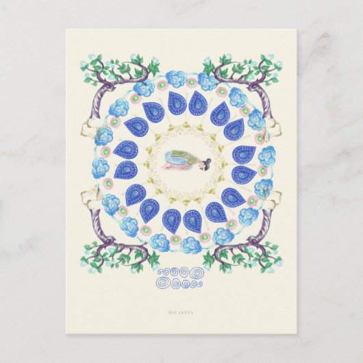 Yoga Garden II Postkarte (Vorderseite)