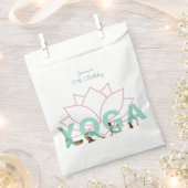 Yoga-Geburtstagsparty Geschenktütchen (Ausgeschnitten)