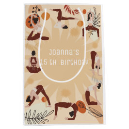 Yoga-Geburtstagsparty Mittlere Geschenktüte