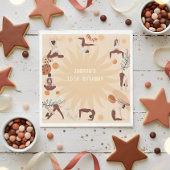 Yoga-Geburtstagsparty Serviette