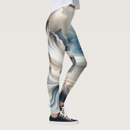 Yoga, gefroren leggings