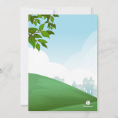 Yoga-Geist-Einladung Einladung (Rückseite)