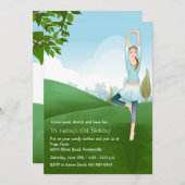 Yoga-Geist-Einladung Einladung (Vorne/Hinten)