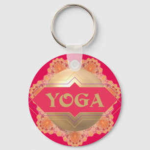 Yoga-Geist-Schlüsselanhänger Schlüsselanhänger