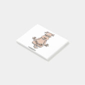 Yoga-geistige Hundehaustier-Eigentümer Post-it Klebezettel (angewinkelt)