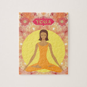Yoga-Geistpuzzlespiel Puzzle