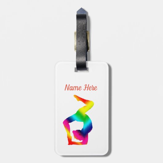 Yoga Gepäckanhänger (Rückseite vertikal)