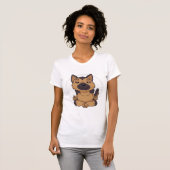 Yoga German Shepherd T-Shirt (Vorne ganz)