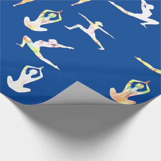Yoga-Geschenk Geschenkpapier (Ecke)