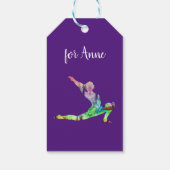 Yoga Geschenkanhänger (Rückseite)