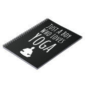 Yoga-Geschenke für Jungen für Kinder Baby Boy Yogi Notizblock (Linke Seite)