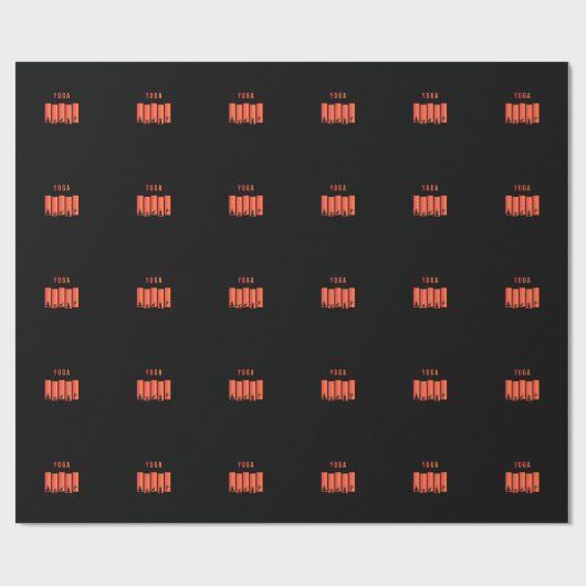 Yoga Geschenkpapier (Flach)