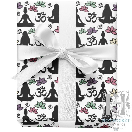 Yoga-Geschenkpapier Geschenkpapier