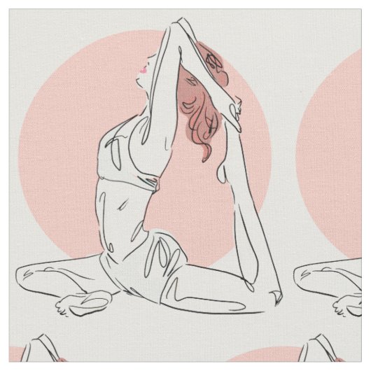 Yoga Gewebe für Frauen 1 Stoff (Nahaufnahme)