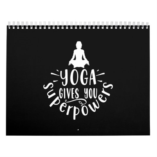 Yoga gibt Ihnen Superkräfte Kalender (Titelbild)