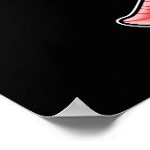 Yoga Gift Women Meditation Ohrs Axolotl Yoga Poster (Ecke)