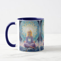 Yoga Girl Crystals Blue Lila