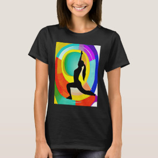 Yoga Girl Female Sun Salutation Meditation Chakra T-Shirt