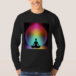 Yoga Girl Female Sun Salutation Meditation Chakra T-Shirt