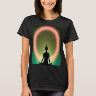 Yoga Girl Female Sun Salutation Meditation Chakra T-Shirt