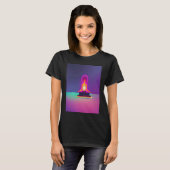 Yoga Girl Female Sun Salutation Meditation Chakra  T-Shirt (Vorne ganz)