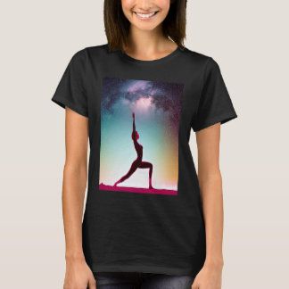 Yoga Girl Female Sun Salutation Meditation Chakra T-Shirt
