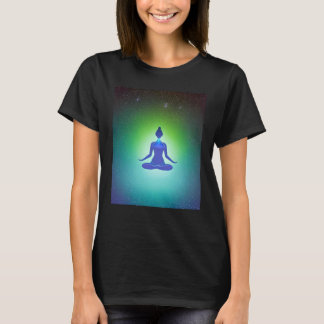 Yoga Girl Female Sun Salutation Meditation Chakra T-Shirt