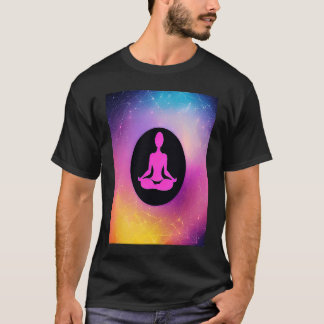 Yoga Girl Female Sun Salutation Meditation Chakra T-Shirt