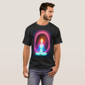 Yoga Girl Female Sun Salutation Meditation Chakra  T-Shirt (Vorne ganz)
