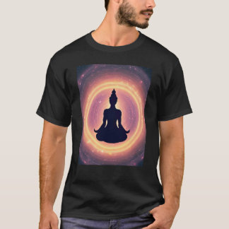 Yoga Girl Female Sun Salutation Meditation Chakra T-Shirt