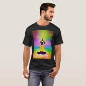 Yoga Girl Female Sun Salutation Meditation Chakra T-Shirt (Vorne ganz)