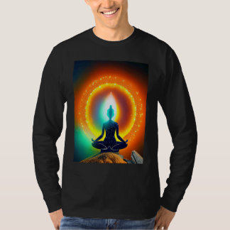 Yoga Girl Female Sun Salutation Meditation Chakra T-Shirt