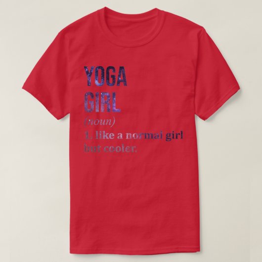 Yoga Girl Funny Zitat T-Shirt (Design vorne)
