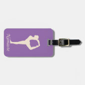 Yoga Girl Gepäckanhänger (Vorderseite horizontal)